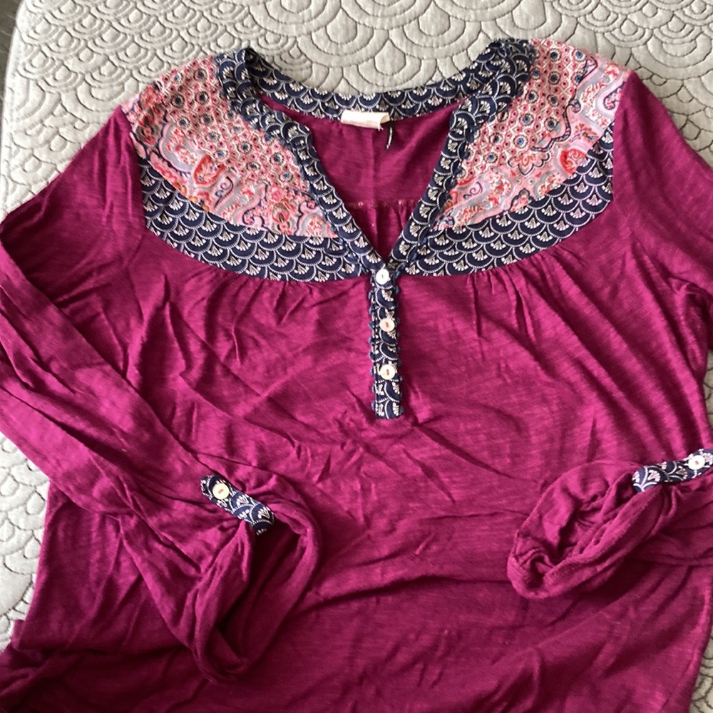 Anthropologie long sleeved top - Picture 3 of 12